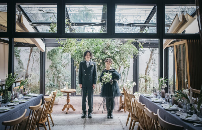 大阪のカフェレストランでのオリジナルウエディングを花ノ結婚式屋でプロデュース